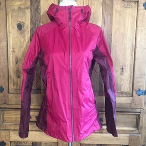 Women's Mountain Hardwear Pink Rain Shell Jacket S